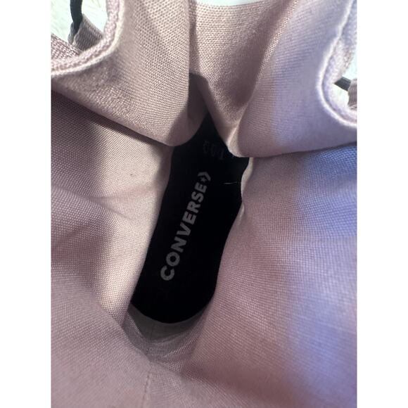 CONVERSE Womens Amethyst Grey Love Fearlessly Chuck Taylor All Star 5.5 - Picture 3 of 10